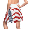 American Themed Women's Skater Skirt (AOP)