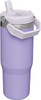 (Lavender) Stanley IceFlow Stainless Steel Tumbler Vacuum Insulated Water Bottle Reusable Cup with Straw Leakproof Flip