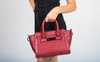 Viatu Red Woven Handbag