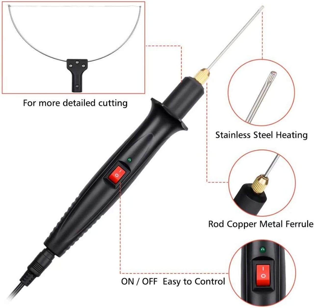 Foam Cutter, Electric Hot Knife Hand Held Engraver Foam Cutter Pen