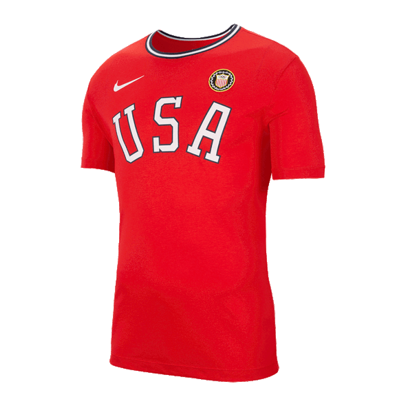 Nike Men’s Olympic USA Short Sleeve Tee (Large)