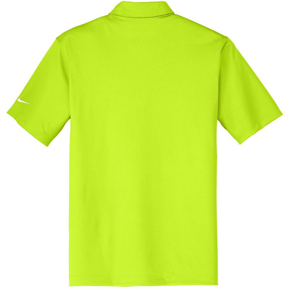 Nike Men’s Bright Green Dri-FIT Short Sleeve Vertical Mesh Polo