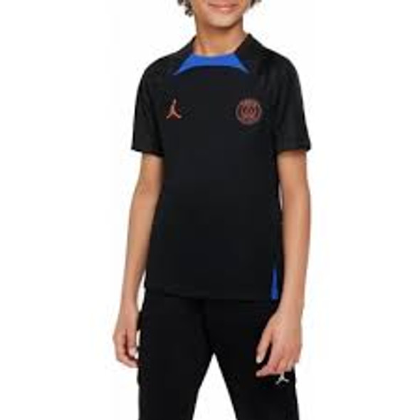 Paris Saint-Germain Strike Away Older Kids' Jordan Dri-FIT Short-Sleeve Football Top(Small)