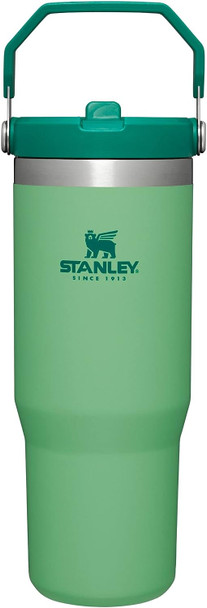 (Jade) Stanley IceFlow Stainless Steel Tumbler Vacuum Insulated Water Bottle Reusable Cup with Straw Leakproof Flip