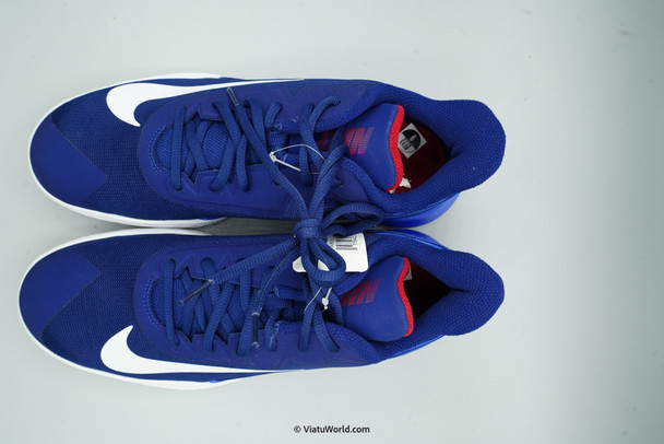 Nike Precision IV | Blue Void/White-Racer Blue-Red Crush Mens (Size 9)
