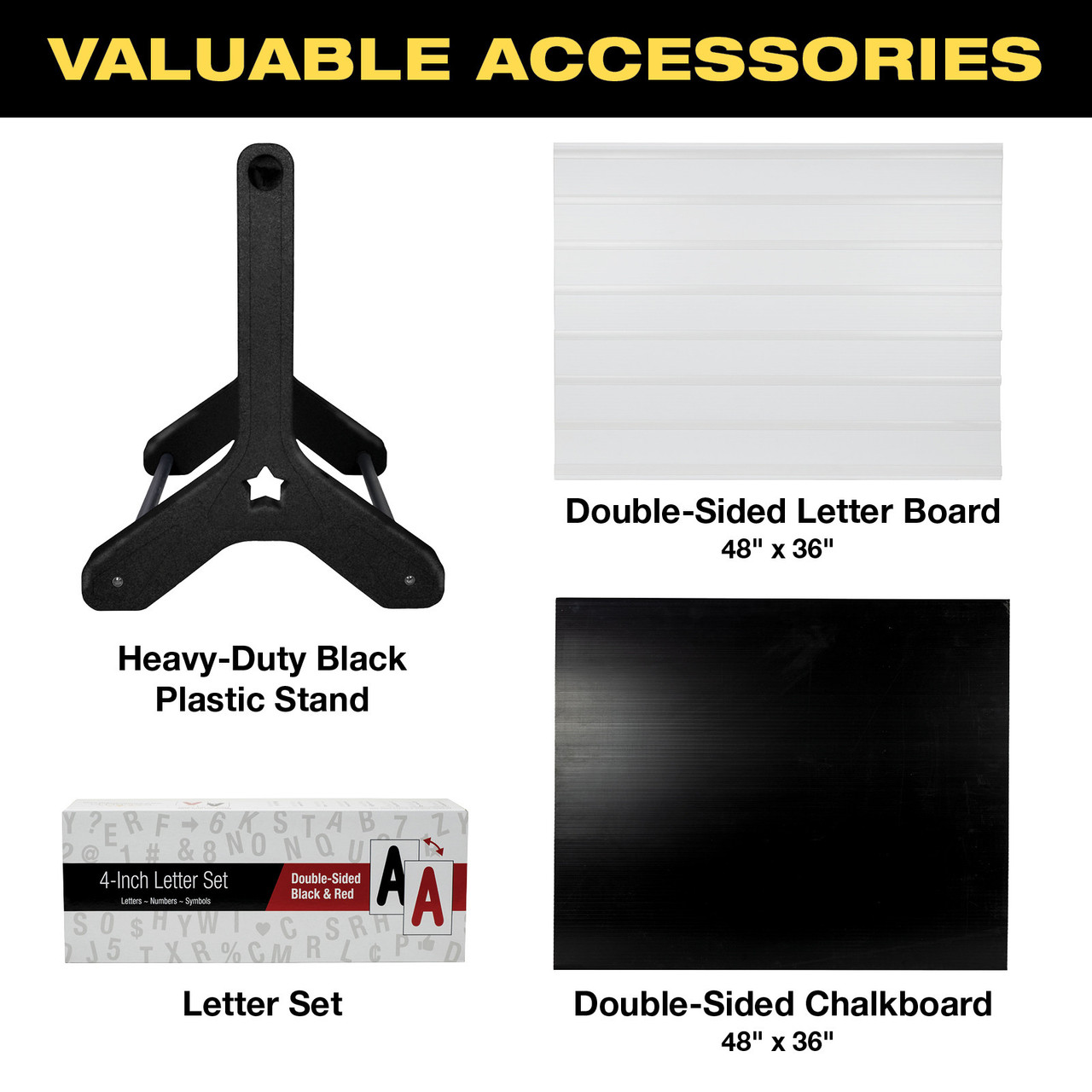 Changeable Storage Sign Swinging Changeable Message Sidewalk Sign: 48