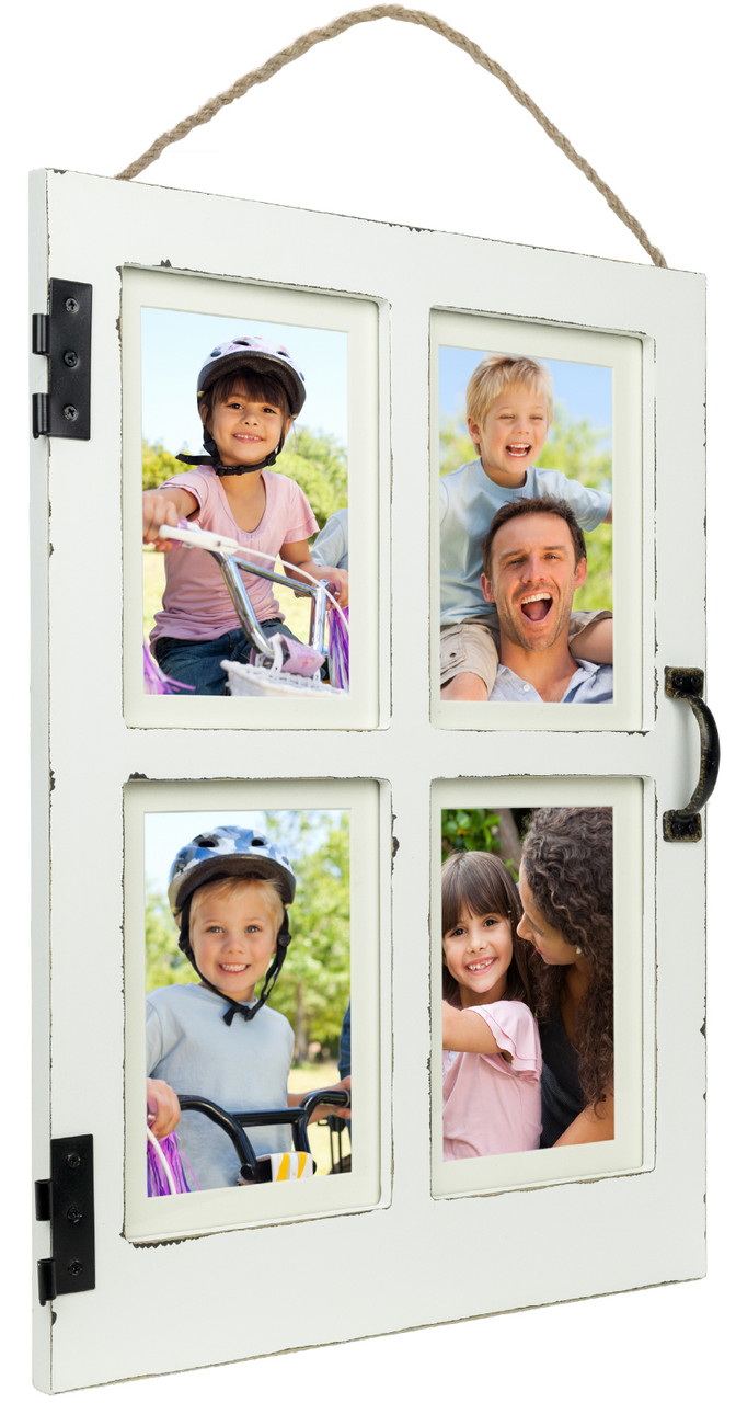  EXCELLO GLOBAL PRODUCTS Barndoor Collage Frame Holds