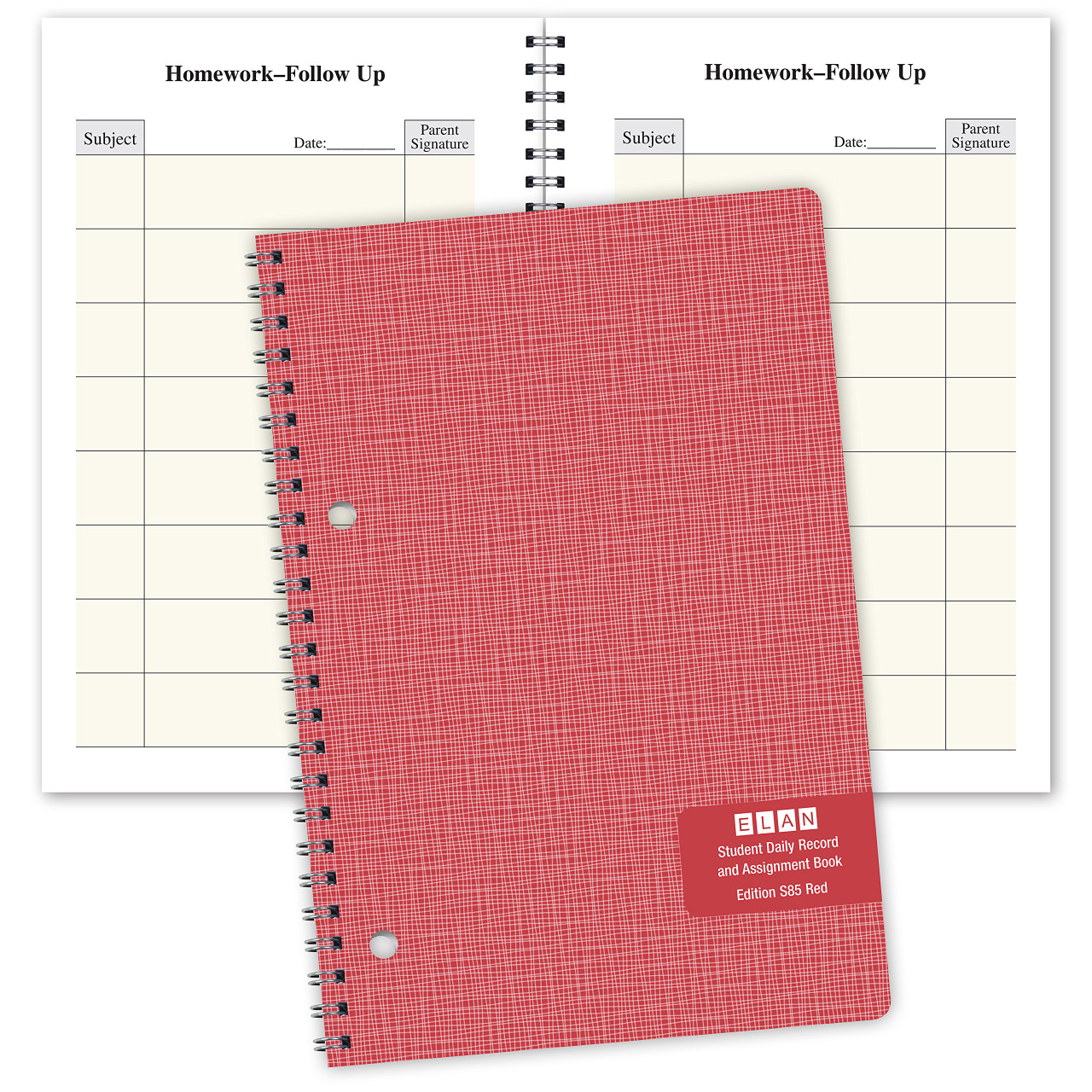 Daily Homework Tracker: Homework Organizer Elementary, Middle and