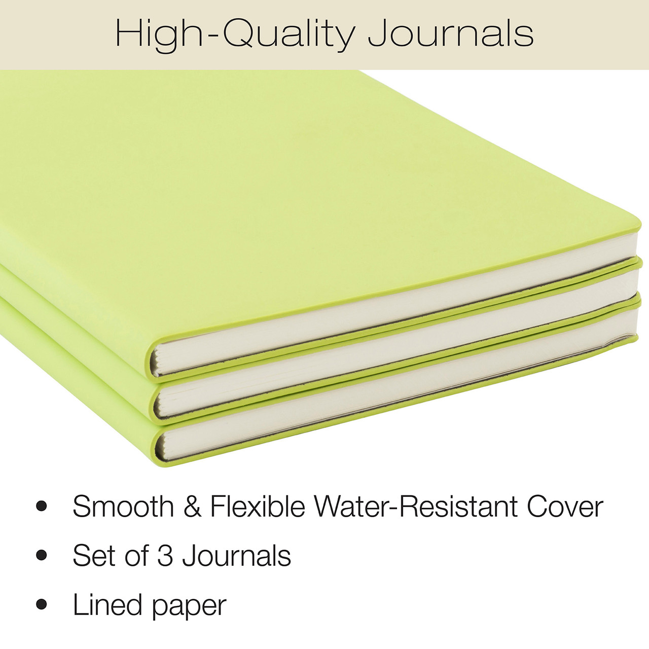 Writing Notebook Journal Set: 3-Pack of A5 Notebooks 5.75x8.25 - Excello  Global Brands