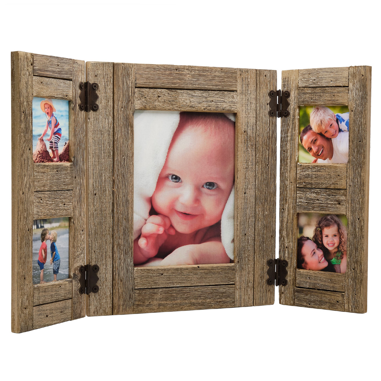  EXCELLO GLOBAL PRODUCTS Barndoor Collage Frame Holds