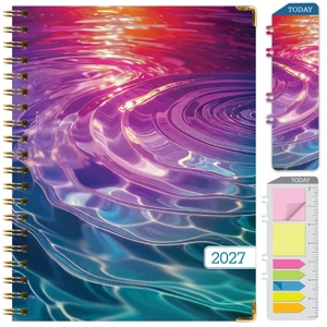 Excello Brands Hardcover 15 Month Fashion Planner CY27 - 8.5" X 11" (Summer Bliss)