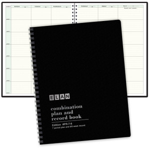 Combination Plan and Record Book: One efficient 8-1/2" x 11" book for lesson plans and grades combines W101 and R6080 - (PR7-6) Combination Plan and Record Book: One efficient 8-1/2" x 11" book for lesson plans and grades combines W101 and R6080 - (PR7-6)