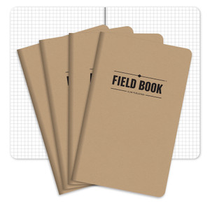 Field Notebook - 5"x8" - Kraft - Pack of 4 Field Notebook - 5"x8" - Kraft - Pack of 4