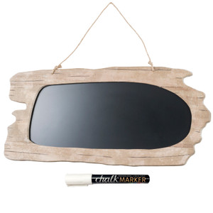 Rustic Barnwood Wall Mounted Hanging Chalkboard Sign 33"x14" Rustic Barnwood Wall Mounted Hanging Chalkboard Sign 33"x14"