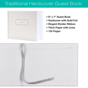 Wedding Guest Drop Top Frame Wedding Guest Book Rustic White - EGP-HD-0168 Wedding Guest Drop Top Frame Wedding Guest Book Rustic White - EGP-HD-0168
