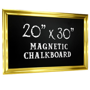 20" x 30" Gold Framed Chalkboard 20" x 30" Gold Framed Chalkboard