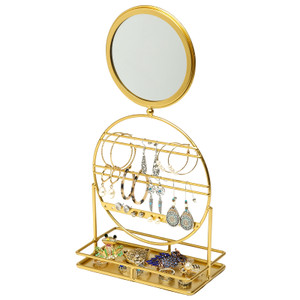 Standing Jewelry Organizer (Gold) Standing Jewelry Organizer (Gold)