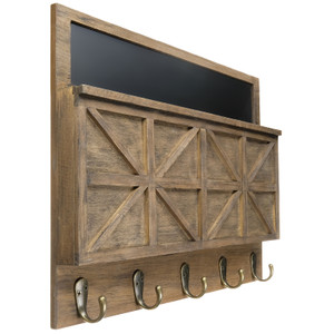 Barndoor Mail Holder (Rustic Brown) Barndoor Mail Holder (Rustic Brown)