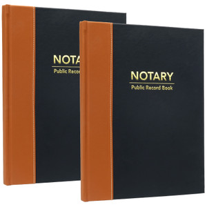 Notary Journal 2-Pack, Hardcover, 380 Entries Per Book Notary Journal 2-Pack, Hardcover, 380 Entries Per Book