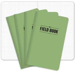 Elan Publishing Company Field Notebook/Journal - 5"x8" - Green Cover - Graph Book - Pack of 4 Elan Publishing Company Field Notebook/Journal - 5"x8" - Green Cover - Graph Book - Pack of 4