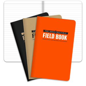 Elan Publishing Company Indestructible Field Notebook/Journal - 5"x8" - Combo Colors Covers - Lined Memo Book - Pack of 3 Elan Publishing Company Indestructible Field Notebook/Journal - 5"x8" - Combo Colors Covers - Lined Memo Book - Pack of 3