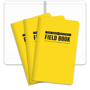 Elan Publishing Company Indestructible Field Notebook/Journal - 5"x8" - Yellow Cover - Lined Memo Book - Pack of 3 Elan Publishing Company Indestructible Field Notebook/Journal - 5"x8" - Yellow Cover - Lined Memo Book - Pack of 3