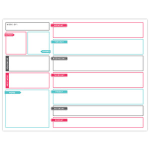 8.5” x 11” Horizontal To-Do List - Always Right  8.5” x 11” Horizontal To-Do List - Always Right