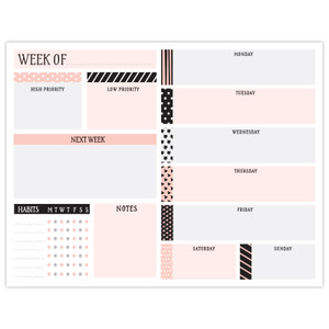 8.5” x 11” Horizontal To-Do List - Scrapbook 8.5” x 11” Horizontal To-Do List - Scrapbook
