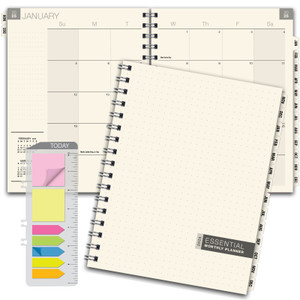 Monthly Essential Planner 8.5" x 11" CY 2025 (Frosted) Monthly Essential Planner 8.5" x 11" CY 2025 (Frosted)