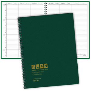 Teacher Lesson Plan 7 Period: Days Horizontally Across The Top, 8.5"x11", AY 2025-2026 (Green) Teacher Lesson Plan 7 Period: Days Horizontally Across The Top, 8.5"x11", AY 2025-2026 (Green)