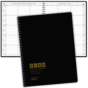 Teacher Lesson Plan 6 Period: Days Vertically Down The Side, 8.5"x11", AY 2025-2026 (Black) Teacher Lesson Plan 6 Period: Days Vertically Down The Side, 8.5"x11", AY 2025-2026 (Black)