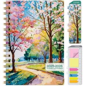 Hardcover AY 2025-2026 Fashion Planner - 5.5"x8" (Watercolor Tree) Hardcover AY 2025-2026 Fashion Planner - 5.5"x8" (Watercolor Tree)