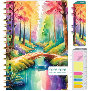 Hardcover AY 2025-2026 Fashion Planner - 5.5"x8" (Rainbow Trail) Hardcover AY 2025-2026 Fashion Planner - 5.5"x8" (Rainbow Trail)