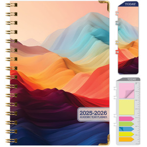 Hardcover AY 2025-2026 Fashion Planner - 5.5"x8" (Mountain Majesty) Hardcover AY 2025-2026 Fashion Planner - 5.5"x8" (Mountain Majesty)