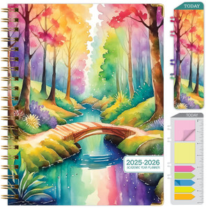 Hardcover AY 2025-2026 Fashion Planner - 8.5"x11" (Rainbow Trail) Hardcover AY 2025-2026 Fashion Planner - 8.5"x11" (Rainbow Trail)