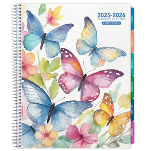 Lite Teacher AY 2025-2026 Planner - 8.5"x11" (Watercolor Butterflies) Lite Teacher AY 2025-2026 Planner - 8.5"x11" (Watercolor Butterflies)