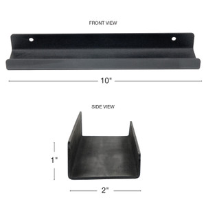 Metal Record Holder Shelf 2-Pack