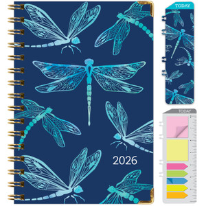 Global Printed Products Hardcover CY 2026 Fashion Planner - 5.5"x8" (Dragonflies) Global Printed Products Hardcover CY 2026 Fashion Planner - 5.5"x8" (Dragonflies)