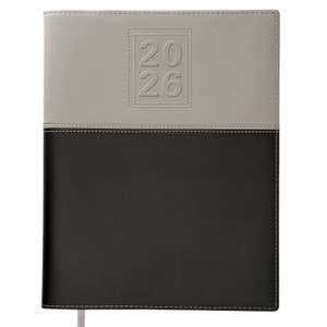 Global Printed Products 14 Month Pocket Planner 8" x 10" CY 2026 (Gray/Black) Global Printed Products 14 Month Pocket Planner 8" x 10" CY 2026 (Gray/Black)