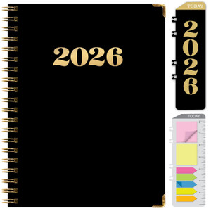 Global Printed Products Hardcover CY 2026 Fashion Planner - 8.5"x11" (Black Gold Numbers) Global Printed Products Hardcover CY 2026 Fashion Planner - 8.5"x11" (Black Gold Numbers)