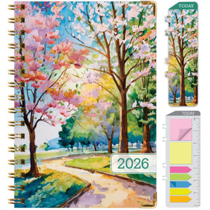 Global Printed Products Hardcover CY 2026 Fashion Planner - 5.5"x8" (Watercolor Tree) Global Printed Products Hardcover CY 2026 Fashion Planner - 5.5"x8" (Watercolor Tree)