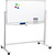 Excello Global Products Reversible Whiteboard on Wheels - 48"x32"