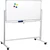 Excello Global Products Reversible Whiteboard on Wheels - 48"x32"