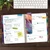 2026-2027 Excello Brands 8.5" x 11" Academic Year Hardcover Fashion Planner, Weekly/Monthly, 14 Month, Pastel Peacock