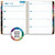 2026-2027 Excello Brands 8.5" x 11" Academic Year Hardcover Fashion Planner, Weekly/Monthly, 14 Month, Dark Gold Marble
