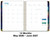 2026-2027 Excello Brands 8.5" x 11" Academic Year Hardcover Fashion Planner, Weekly/Monthly, 14 Month, Black Tree Seasons
