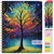 2026-2027 Excello Brands 8.5" x 11" Academic Year Hardcover Fashion Planner, Weekly/Monthly, 14 Month, Black Tree Seasons