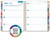 Excello Brands Hardcover AY 2026-2027 Fashion Planner - 8.5"x11" (Watercolor Butterflies)