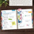 Excello Brands Hardcover AY 2026-2027 Fashion Planner - 8.5"x11" (Watercolor Butterflies)