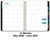 2026-2027 Excello Brands 8.5" x 11" Academic Year Hardcover Fashion Planner, Weekly/Monthly, 14 Month, Sugar Skull